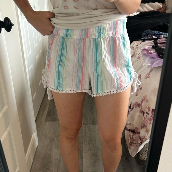 JOE FRESH: swim suit high waisted cover up / shorts - Picture 2 of 4